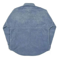 Palace Washed Drop Shoulder Cord Shirt FW21 'Blue' P21SHT031