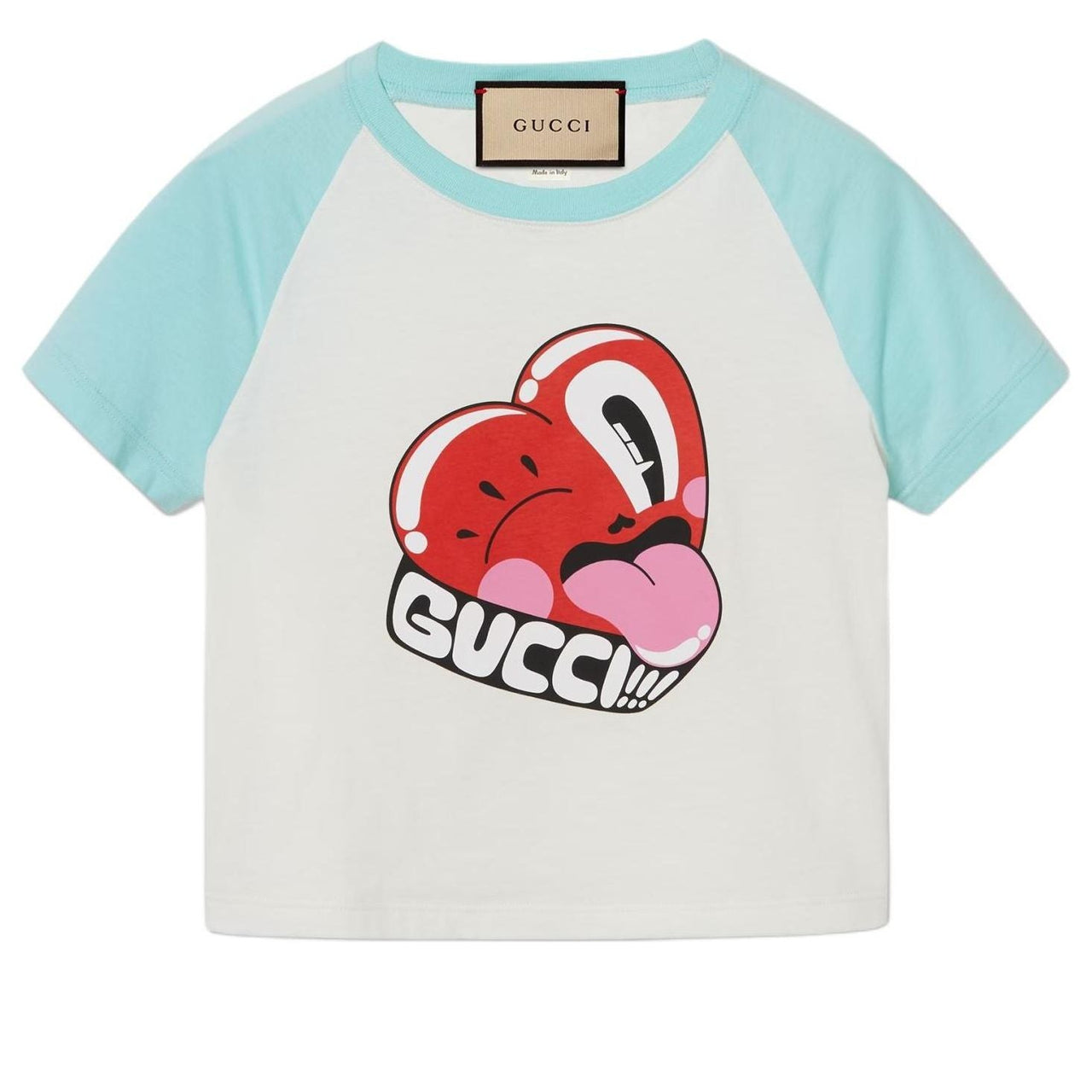 (WMNS) Gucci Cotton Jersey Short Sleeved T-Shirt 'Off White' 768183-XJGHN-9095
