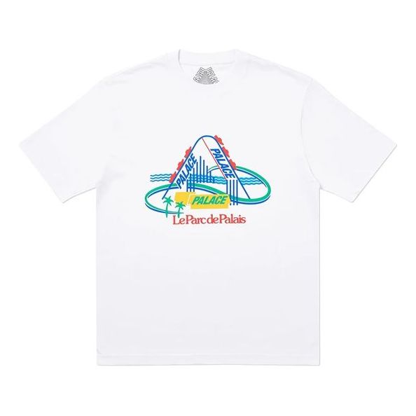 PALACE French Ones Printing Short Sleeve Unisex White PAL-SS20-100