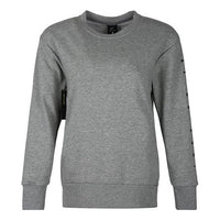 (WMNS) Nike Crew Grx Knitting Round-neck Sweatshirt 'Grey' AT0600-063