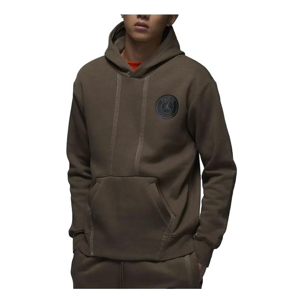 Air Jordan Paris Saint-Germain Logo Hoodie 'Brown' DZ2924-274