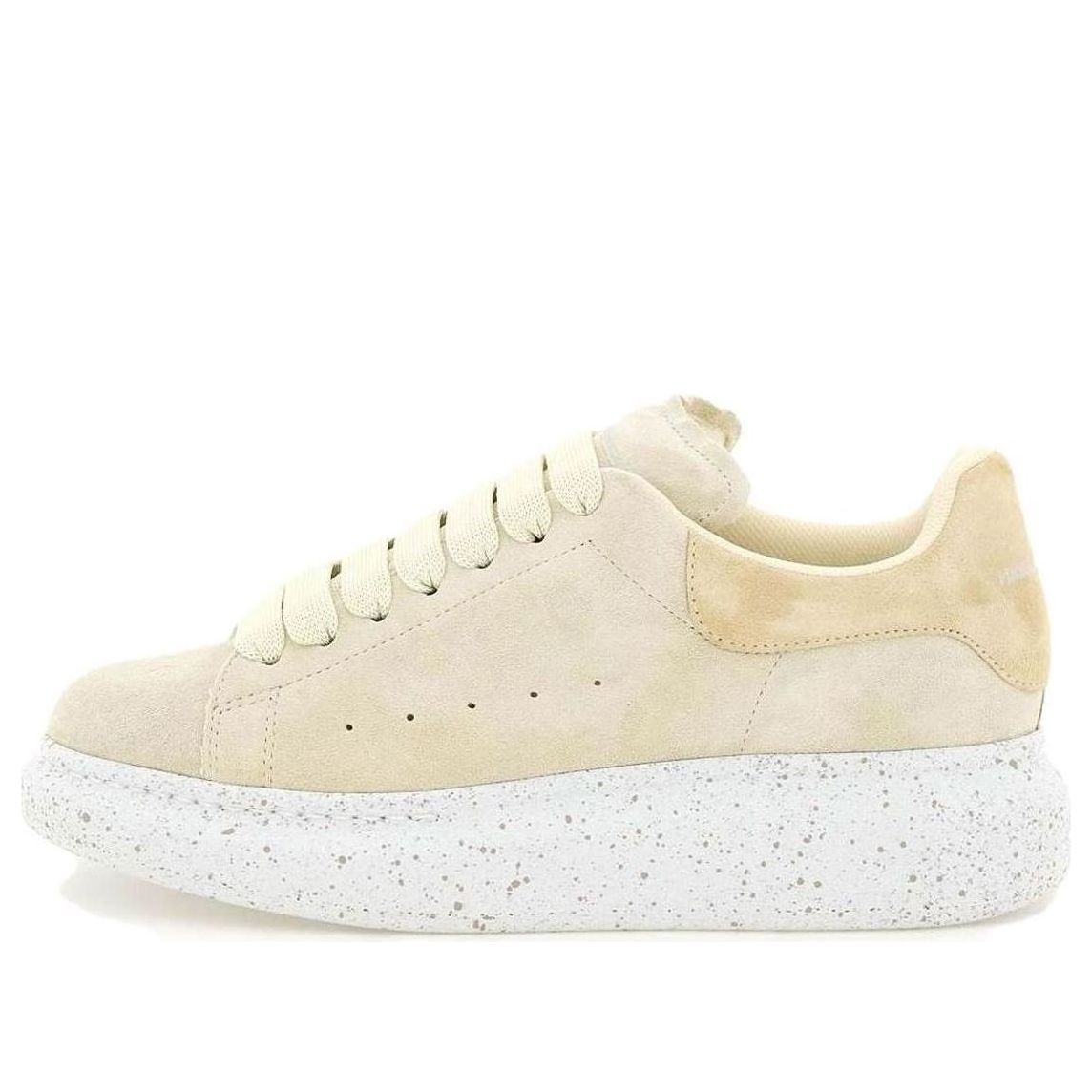 (WMNS) Alexander McQueen Larry Oversized Low-Top Sneakers 'Yellow White' 708067WIA5D7991