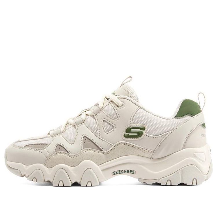 (WMNS) Skechers D'Lites 2.0 'White Green' 896152-NTOL