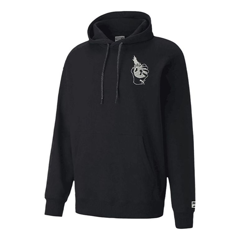 PUMA Downtown Graphic Hoodie 'Black' 599303-01