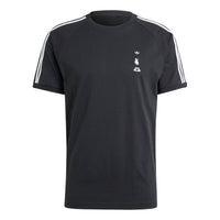 adidas Mickey Mouse x Originals 3-Stripes Tee Asia Sizing 'Black' IY2272