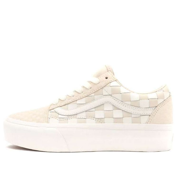 Vans Old Skool Platform 'Woven - Blanc De Blanc' VN0A5KX99GY