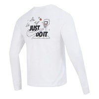 Nike Just Do It Long Sleeve T-Shirt 'White' DZ2696-100