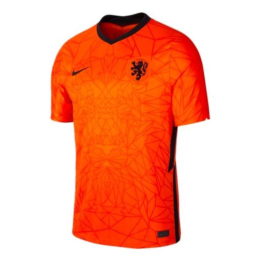 Nike KNVB Men's NK Breathe BRT Stadium STAD Jersey JSY Short Sleeve SS Home HM SAFETY Orange CD0712-819