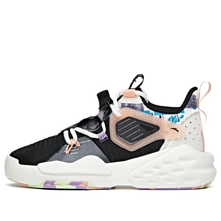 (WMNS) ANTA Badao Mid 'Black Pink White' 122128084-5