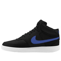 Nike Court Vision Mid Shoes Black/Blue CD5466-007