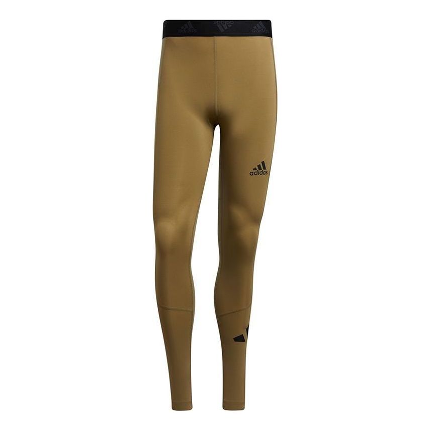 adidas Techfit Long Tights Asia Sizing 'Green' H08760