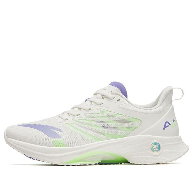 (WMNS) ANTA Mach 3 'White Green Purple' 122325583-2