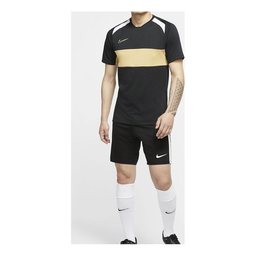 Nike Academy Training T-Shirt 'Black Gold' BQ7353-010