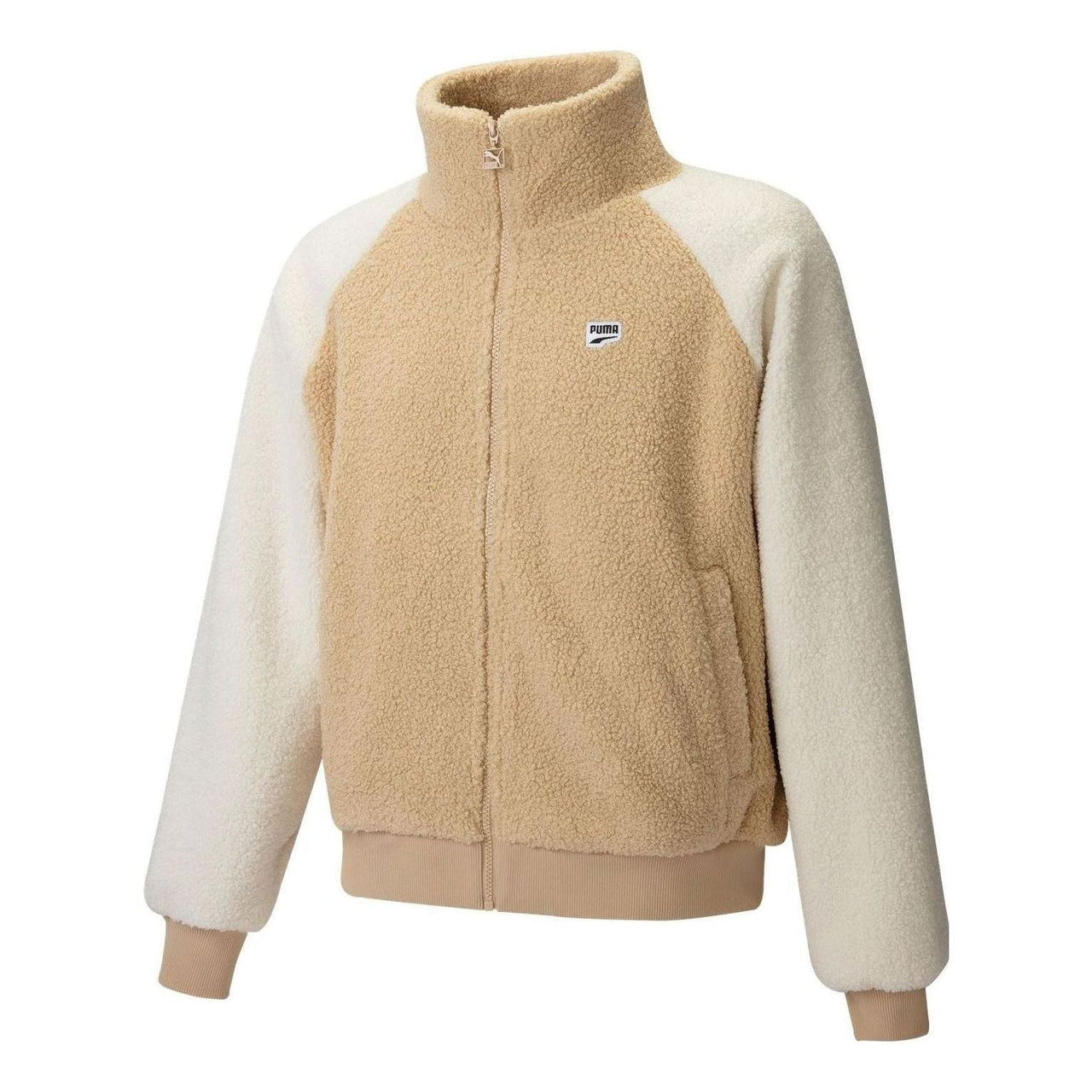 PUMA Reglan Sleeve Sherpa Jacket 'Beige' 539569-20