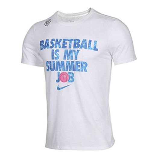 Nike Basketball Is My Summer Job Basketball TEE Men White 923724-100
