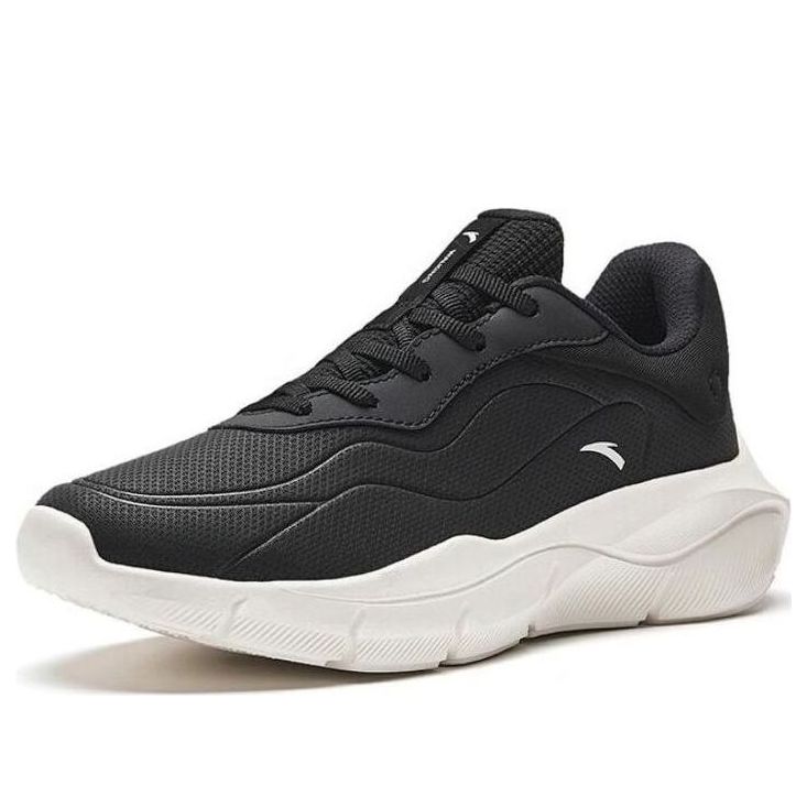 (WMNS) ANTA Running Shoes 'Black with White Mini Logo' 922347792-5