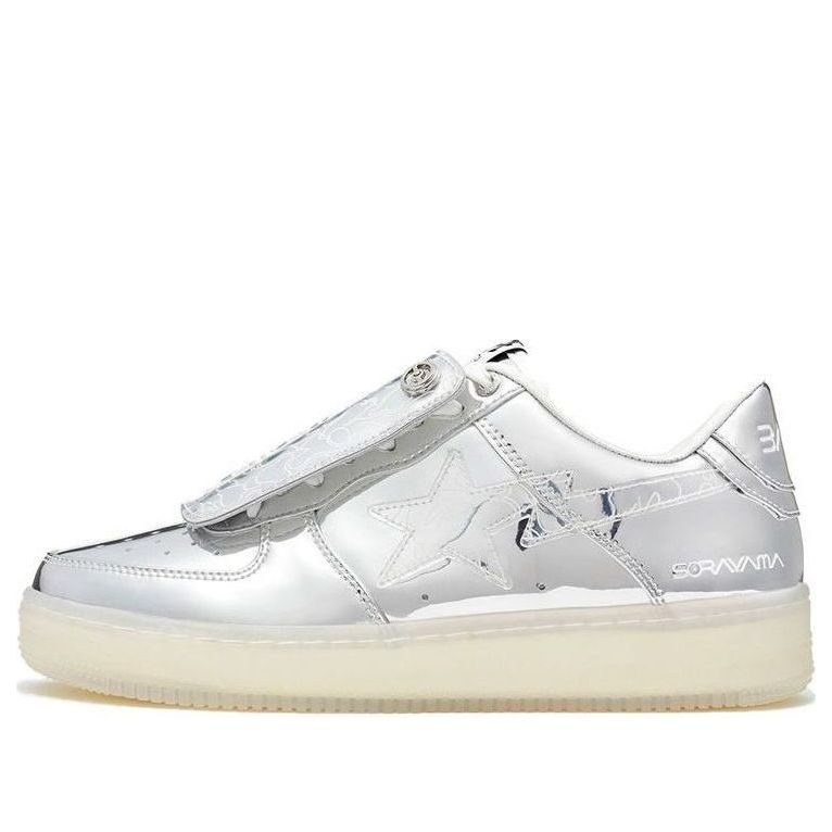 A Bathing Ape Bape STA Low 'Silver' BEPESTA-HAJIME