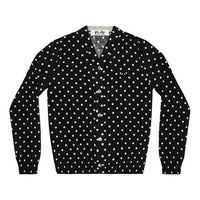 COMME des GARCONS PLAY Polka Dot Cardigan Black Emblem 'Black' AZ-N038-051-1