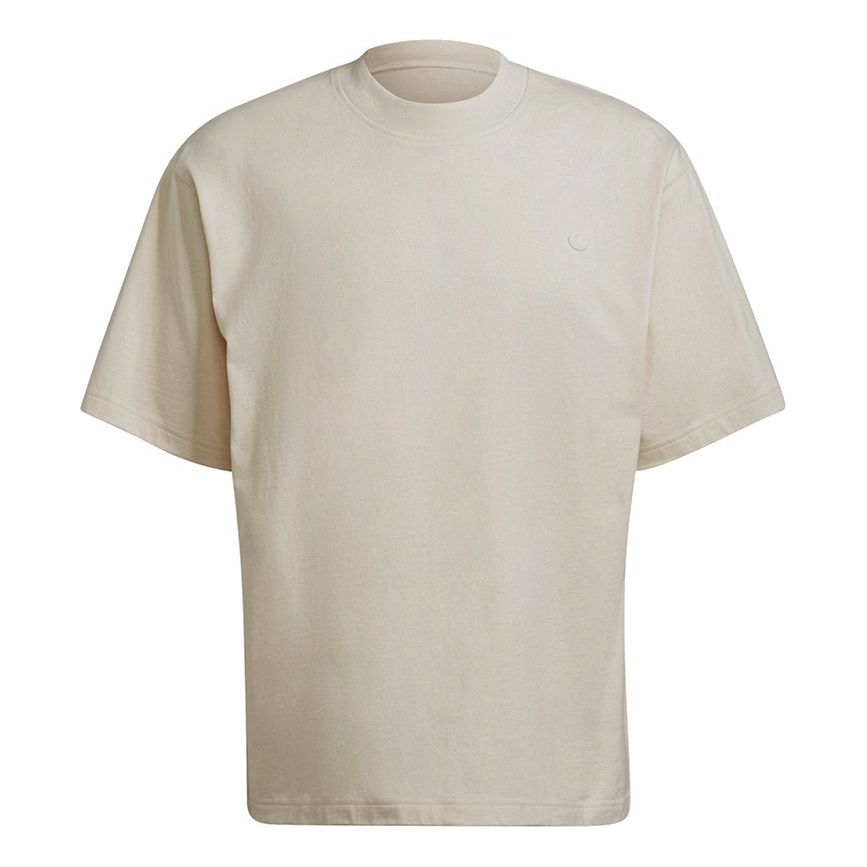 adidas originals C Tee Casual Sports Breathable Short Sleeve Creamy White H62519
