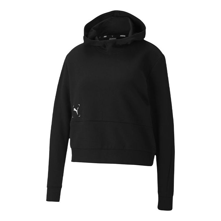 (WMNS) PUMA Nu-Tility Hoodie 'Black White' 585257-01