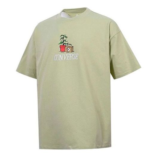 Converse Road Trip T-Shirt 'Olive Aura' 10023266-A03