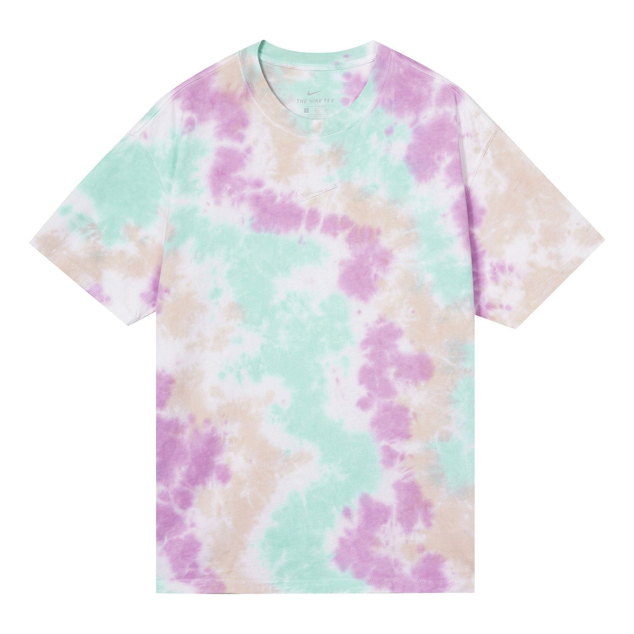 Nike Sportswear Sports Loose Tie Dye Printing Round Neck Short Sleeve DB6150-100