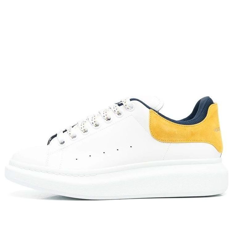 Alexander McQueen Oversized Sneaker 'White Pop Yellow Navy' 705060WIBNT8998