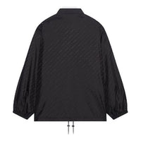 Balenciaga Allover Logo Rain Jacket 'Black' 681452TKO401000