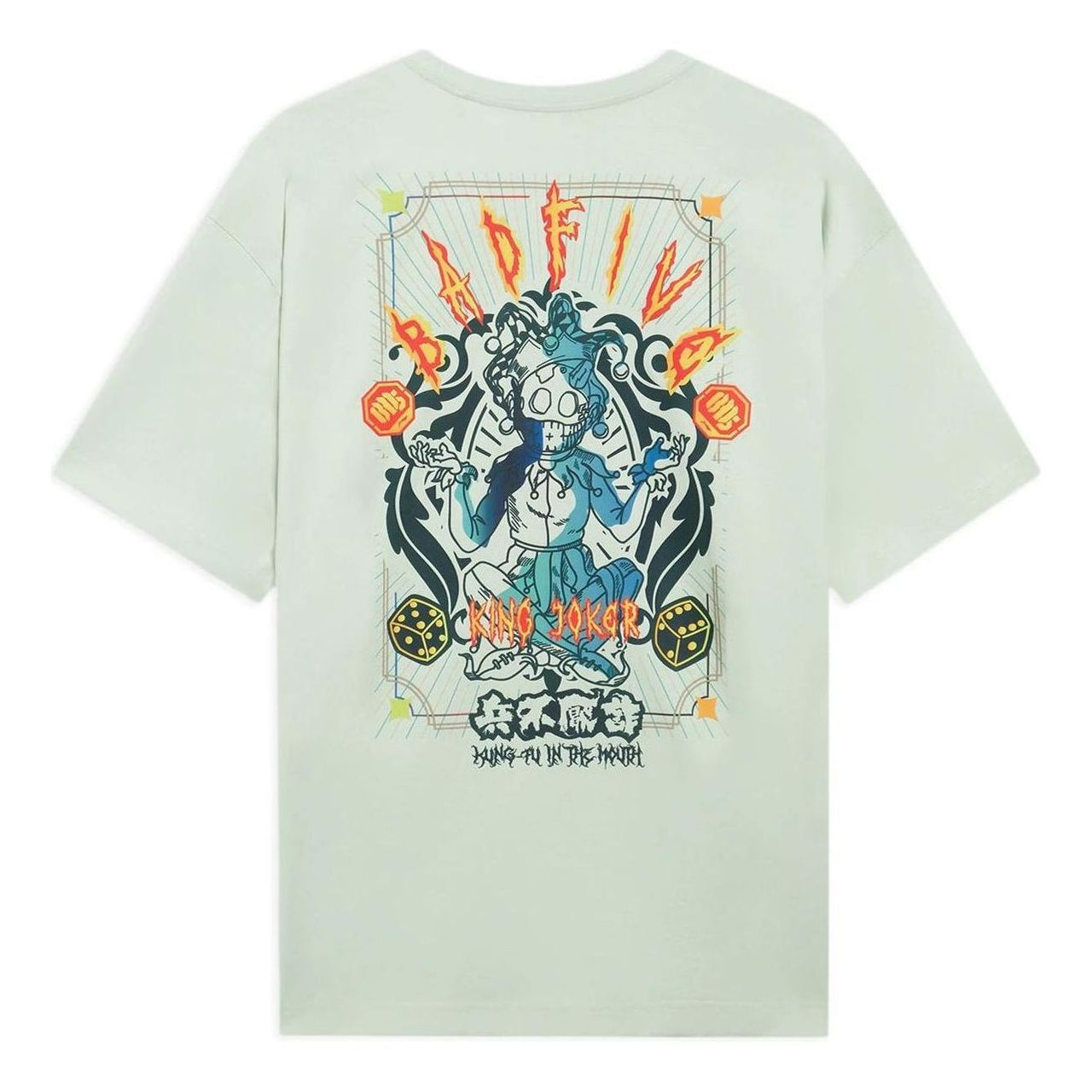Li-Ning BadFive King Joker Graphic Loose Fit T-shirt 'Light Green' AHSS423-2