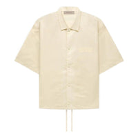 Fear of God Essentials FW22 Ss Nylon Shirt 'Egg Shell' FOG-FW22-058