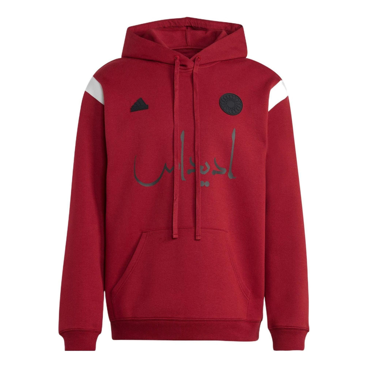 (WMNS) adidas 32 Teams Oversized Overhead Hoodie 'Red' HS5908
