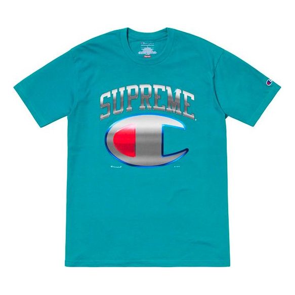 Supreme SS19 x Champion Chrome SS Top Tee SUP-SS19-10254
