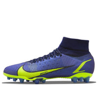 Nike Mercurial Superfly 8 Pro AG Low-Top Soccer Shoes 'Blue Neon Green' CV1130-574