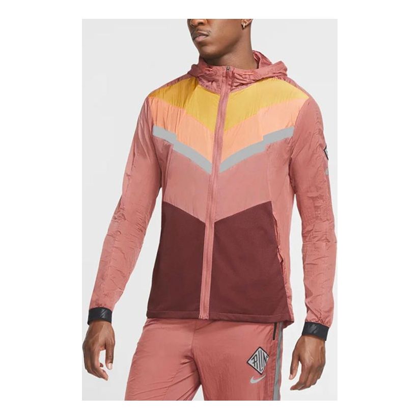 Nike Casual Sports hooded Storm Jacket Red CU5739-652