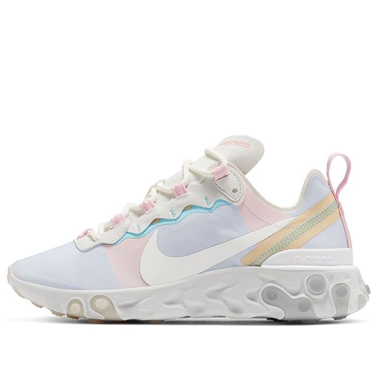 (WMNS) Nike React Element 55 Light Blue Pink DB5926-011