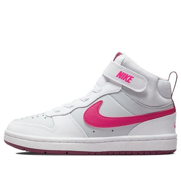 (PS) Nike Court Borough Mid 2 'Pure Platinum Pink Prime' CD7783-006