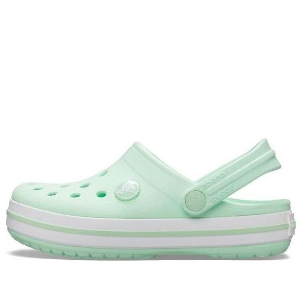 (GS) Crocs Crocband Clogs 'Mint Green White' 204537-3TI