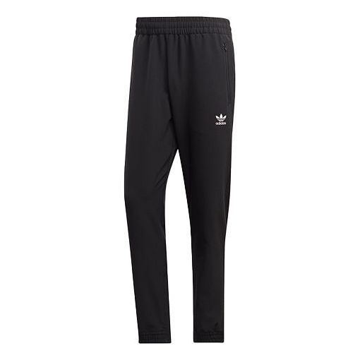 adidas originals Zipper Pocket Athleisure Casual Sports Pants Black FL0020