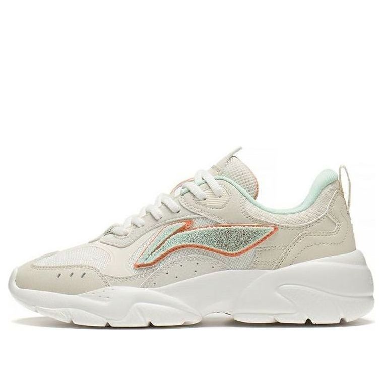 (WMNS) Li-Ning Sportswear Sneakers 'Beige Green' AGCS268-1