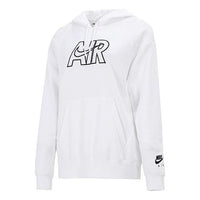(WMNS) Nike AS NSW Air Fleece Hooded Pullover 'White' DM6060-100