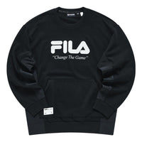 FILA FUSION Change The Game Logo Sweatshirt 'Black' T11M311211F-BK