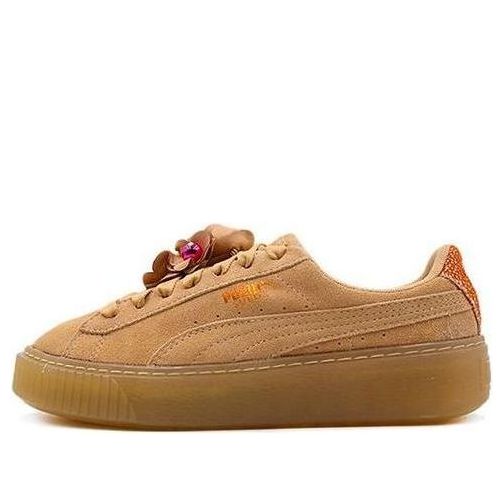 (WMNS) PUMA Platform Flower Tassel 'Brown' 369181-02