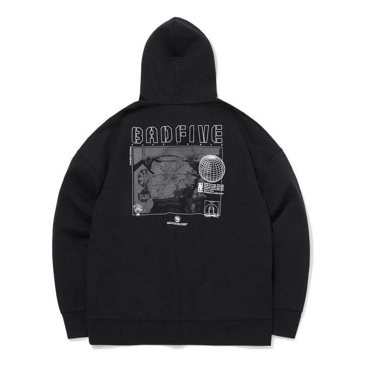Li-Ning BadFive Hoops Graphic Hoodie 'Black' AWDQ763-2