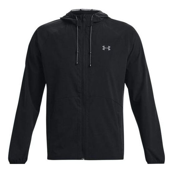 Under Armour Stretch Woven Windbreaker Jacket 'Black' 1377171-001