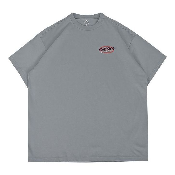 Converse Retro Sail Boat Graphic T-shirt 'Grey' 10025441-A03