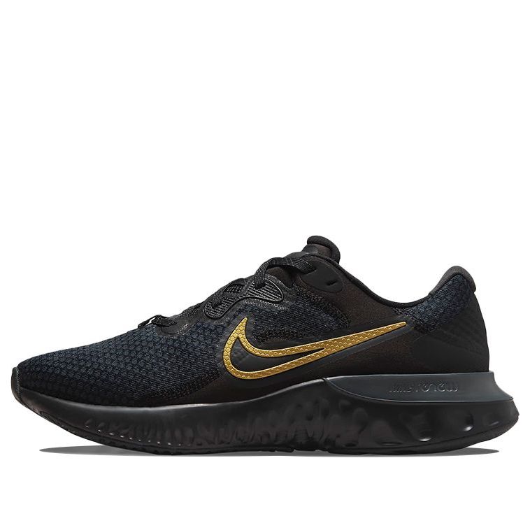 Nike Renew Run 2 'Black Metallic Gold' CU3504-010