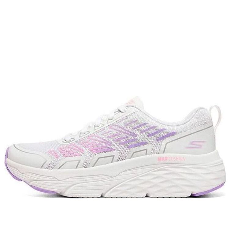 (WMNS) Skechers Max Cushioning Elite 'White Purple' 128574-WMLT