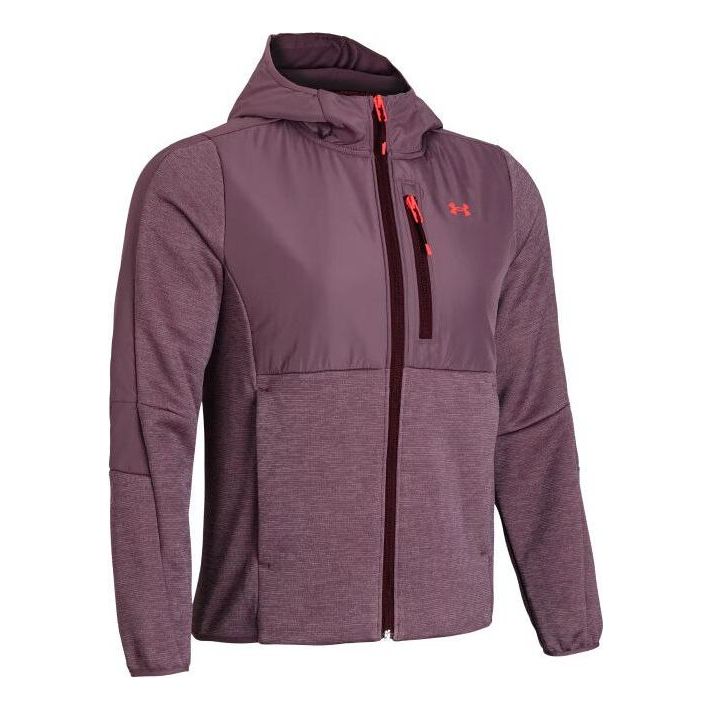 (WMNS) Under Armour Essentials Swacket AMP Jacket 'Burgundy' 1382153-500