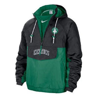 Nike NBA Premium Boston Celtics Casual Sports Splicing Hooded Jacket Green DM9933-010