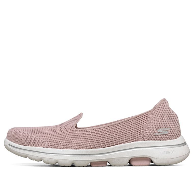 (WMNS) Skechers Go Walk 5 Loafers 'Light Pink' 124001-LTPK